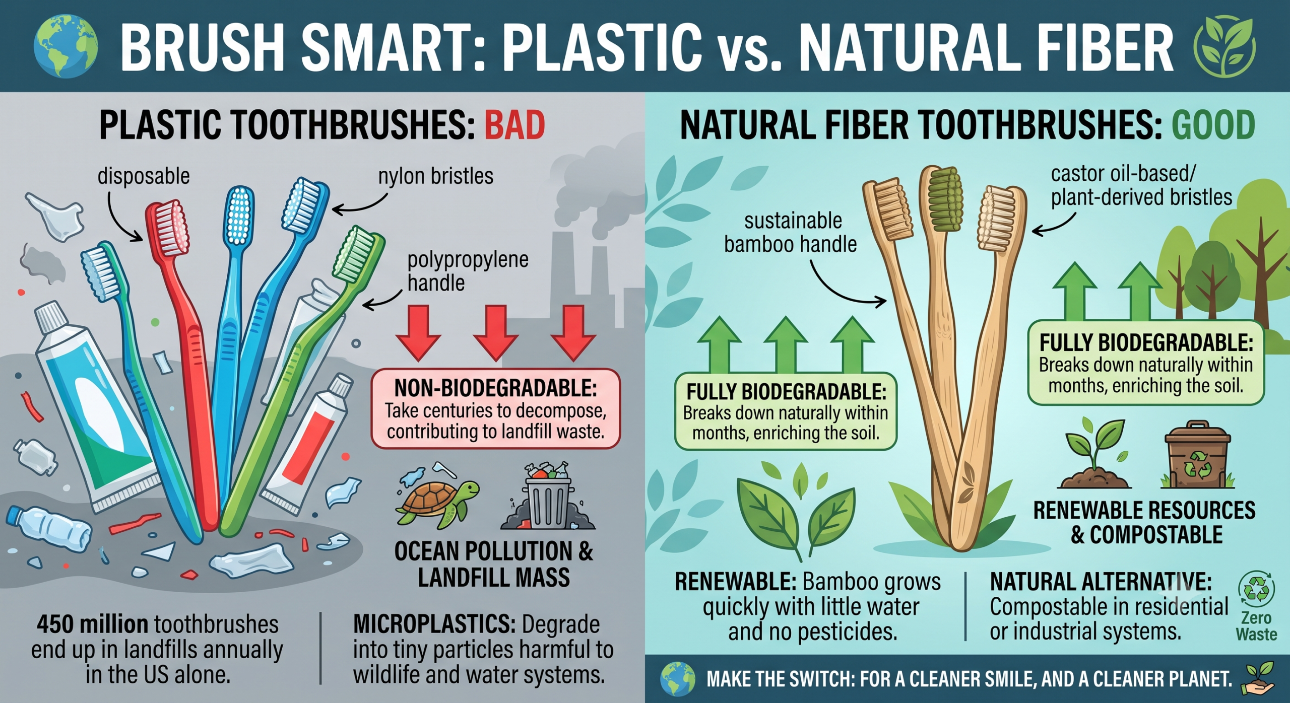 BRISTLE BACKLASH: HHS Mandates Organic Toothbrush Alternatives, Citing Microplastic Particle Shedding Studies